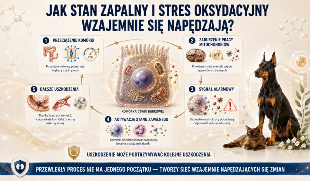 Stan zapalny, stres oksydacyjny i nerki — jak te procesy się łączą?