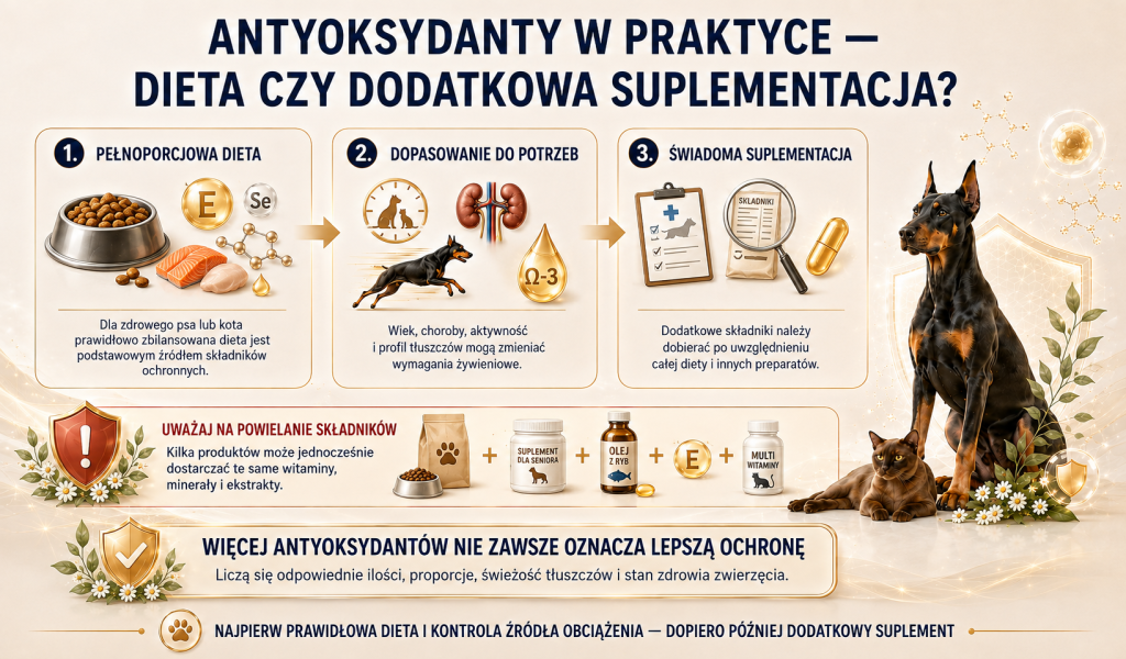 Antyoksydanty w diecie psa i kota 3