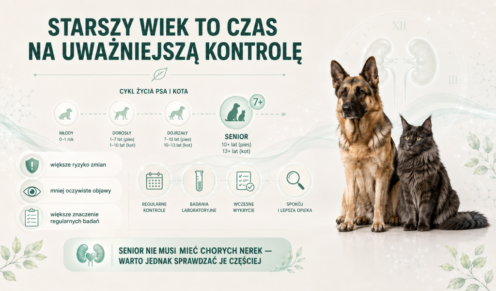 Nerki u starszego psa i kota 1